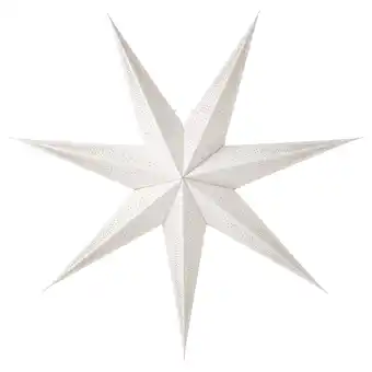 Stråla lamp shade, dot pattern white, 90 cm