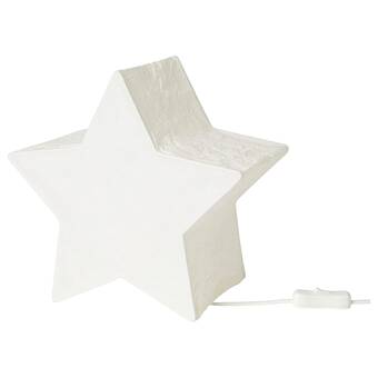 IKEA Stråla table lamp, star-shaped/white, 25 cm offer