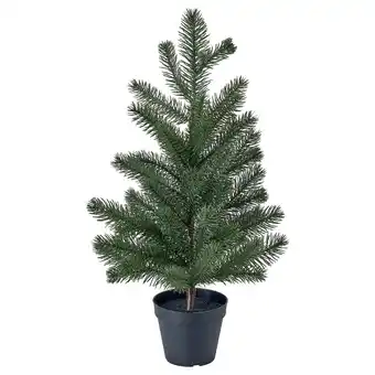 IKEA Vinterfint artificial potted plant, in/outdoor/christmas tree green, 12 cm offer