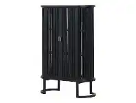 LivingStyles Manhattan Mahogany Timber 2 Door Display Cabinet offer