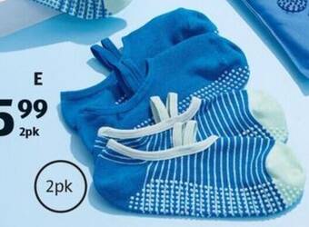 ALDI Women's Yoga Socks 2pk offer