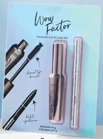 ALDI Lacura Beauty WOW Factor Mascara & Eyeliner Set offer
