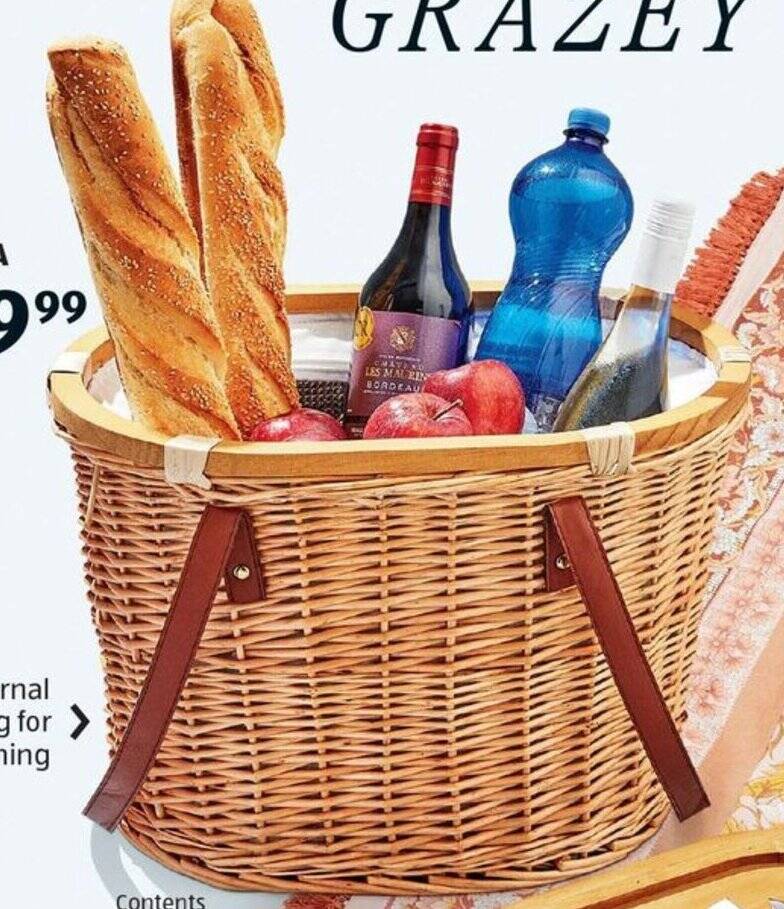 Picnic Cooler Basket offer at ALDI