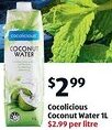 ALDI Cocolicious Coconut Water 1L offer