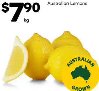 Woolworths Australian Lemons offer