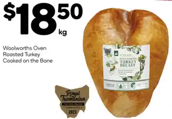 Woolworths Oven Roasted Turkey Cooked on the Bone