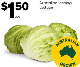Woolworths Australian Iceberg Lettuce offer