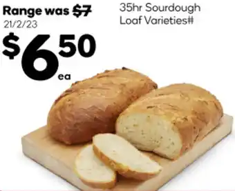 Woolworths 35hr Sourdough Loaf offer