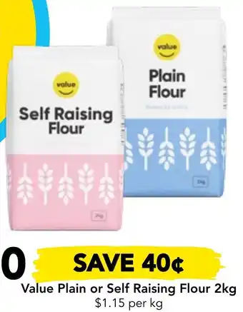 Drakes Value Plain or Self Raising Flour 2kg offer