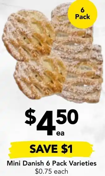 Drakes Mini Danish 6 Pack offer