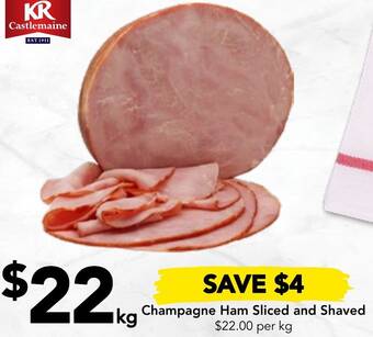 Drakes Champagne Ham Sliced and Shaved offer