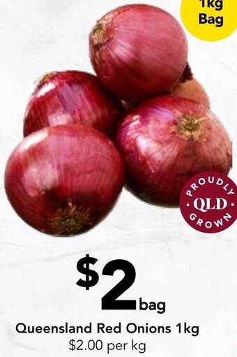 Drakes Queensland Red Onions 1kg offer