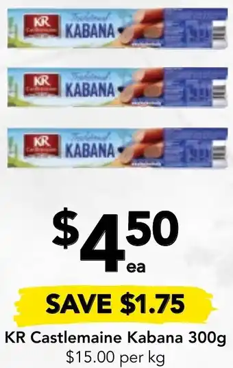 Drakes KR Castlemaine Kabana 300g offer