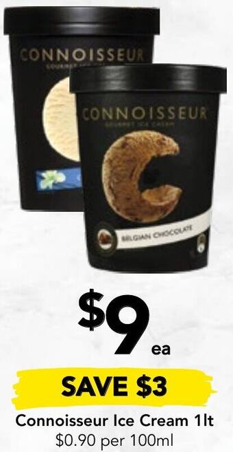Drakes Connoisseur Ice Cream 1lt offer