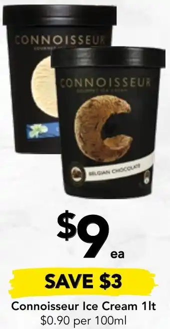 Connoisseur Ice Cream 1lt
