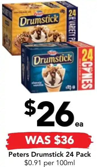 Drakes Peters Drumstick 24 Pack offer