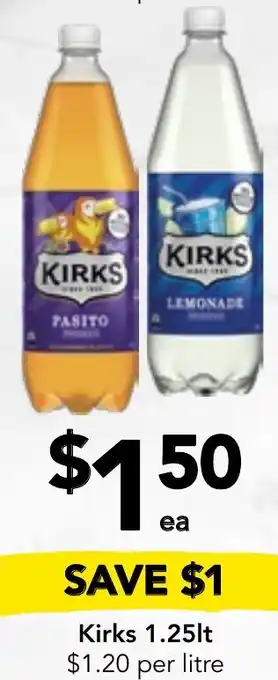 Drakes Kirks 1.25lt offer