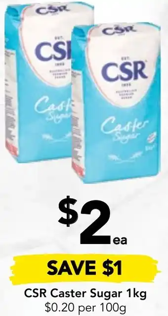 Drakes CSR Caster Sugar 1kg offer