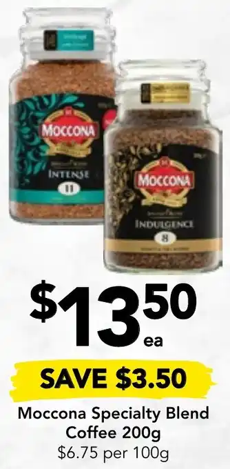 Drakes Moccona Specialty Blend Coffee 200g offer