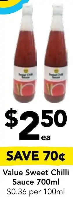 Drakes Value Sweet Chilli Sauce 700ml offer