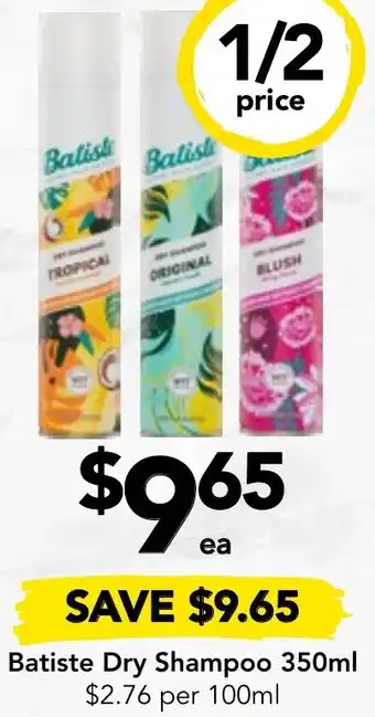 Batiste Dry Shampoo 350ml
