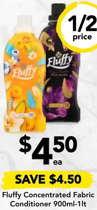 Drakes Fluffy Concentrated Fabric Conditioner 900ml-1lt offer