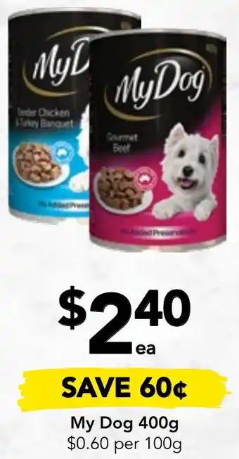Drakes My Dog 400g offer