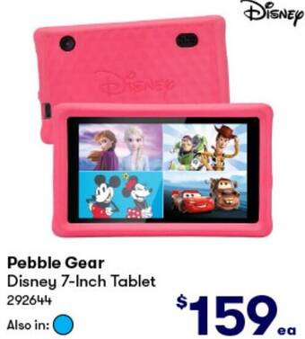 BIG W Pebble Gear Disney 7-Inch Tablet offer