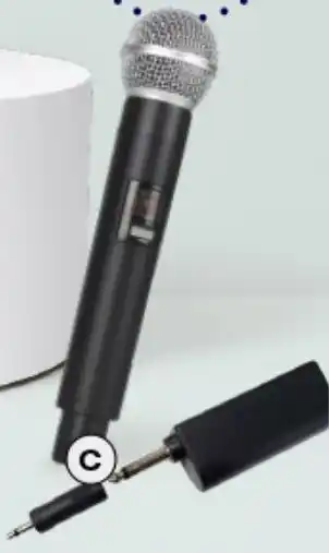 Wireless Plug and Play Rechargeable Microphone