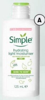 BIG W Kind to Skin Hydrating Light Moisturiser 125ml offer