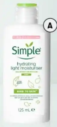 Kind to Skin Hydrating Light Moisturiser 125ml