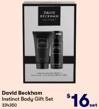 BIG W David Beckham Instinct Body Gift Set offer