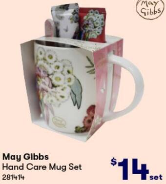 BIG W May Gibbs Hand Care Mug Set offer