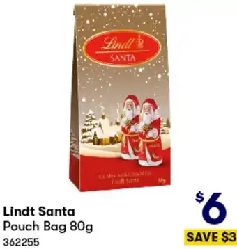 Lindt Santa Pouch Bag 80g