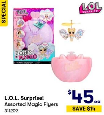 BIG W L.O.L. Surprise! Assorted Magic Flyers offer
