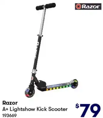 BIG W Razor A+ Lightshow Kick Scooter offer