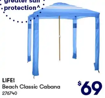 BIG W LIFE! Beach Classic Cabana offer