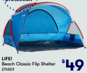 BIG W LIFE! Beach Classic Flip Shelter offer