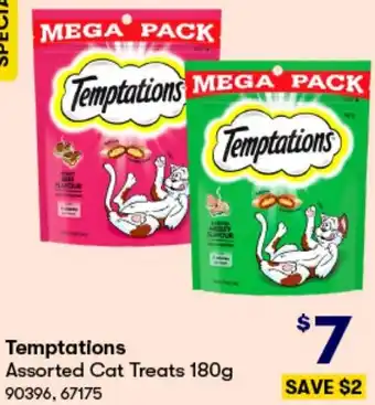 Temptations Assorted Cat Treats 180g