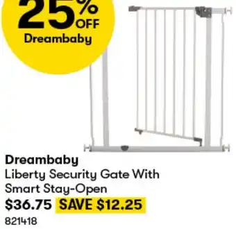 Dreambaby Liberty Security Gate With Smart Stay-Open