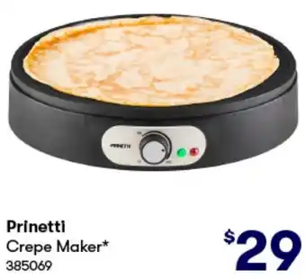 BIG W Prinetti Crepe Maker offer