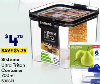 Sistema Ultra Tritan Container 700ml
