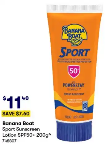 Banana Boat Sport Sunscreen Lotion SPF50+ 200g