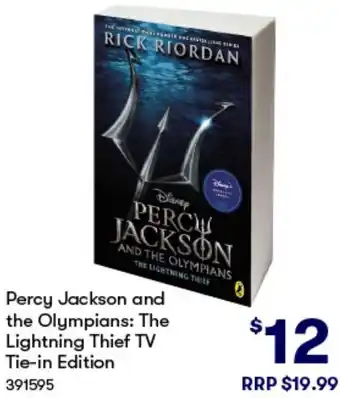 BIG W Percy Jackson and the Olympians: The Lightning Thief TV Tie-in Edition offer