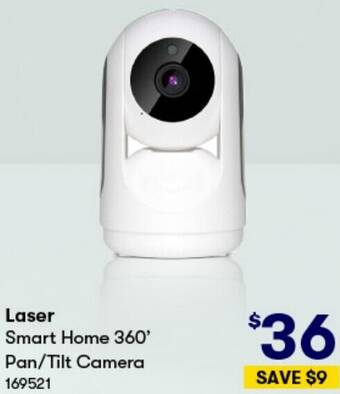 BIG W Laser Smart Home 360' Pan/Tilt Camera offer