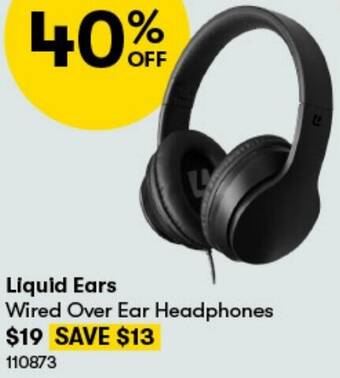 BIG W Liquid Ears Wired Over Ear Headphones offer