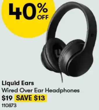 Liquid Ears Wired Over Ear Headphones