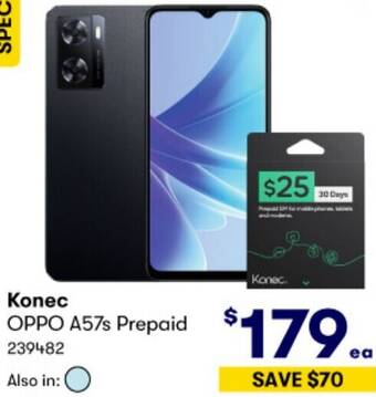 BIG W Konec OPPO A57s Prepaid offer