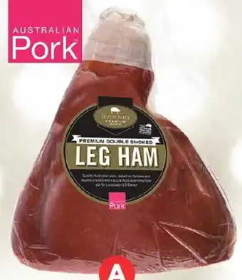 Foodland Sunpork Premium Double Smoked Leg Ham Half Portion offer