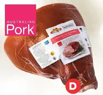 Foodland Foodland / Barossa Fine Foods Triple Smoked Ham Bone In offer